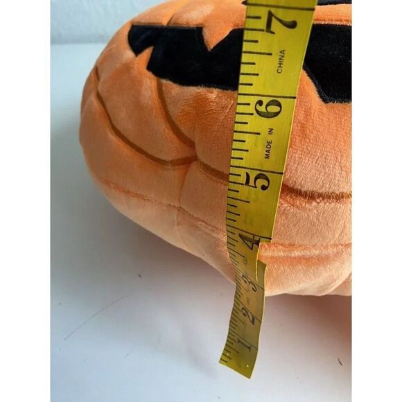 Disney Mickey Mouse Halloween Jack O Lantern Pumpkin Plush Pillow NEW - Picture 12 of 12